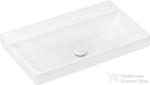 Hansgrohe XELU Q Smartclean 80x48 cm-es fali mosdó csaplyuk és túlfolyó nélkül, fehér 61021450 (61021450)
