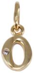 Ékszershop Köves O betű arany medál (1296451)