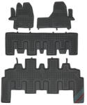 Rezaw-Plast Ford Tourneo Custom 2018-2023 (8 személyes) Rezaw-Plast méretpontos gumiszőnyeg szett (200645_38947_aho)