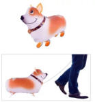  Sétáló kutya fólia lufi - 59*40 cm - delfinbuvar