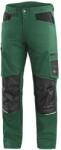 CXS Férfi munkanadrág CXS SOLIS FLEX - Zöld / fekete | 56 (1020-130-510-56)