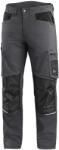 CXS Férfi munkanadrág CXS SOLIS FLEX - Szürke / fekete | 54 (1020-130-710-54)