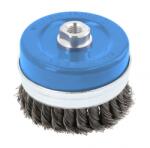 Högert Technik HT7D738 Tárcsakefe 100 mm, M14, acélhuzal 0, 5 mm (HT7D738)