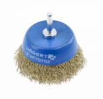 Högert Technik HT7D702 Elülső kefe csapszeggel 75 mm, sárgaréz huzal 0, 3 mm (HT7D702)