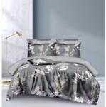 Luna ágynemű garnitúra 6 részes 3D ezüst-szürke - isinwheel