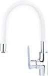 Balletto mosogató csaptelep hajlékony szilikon kifolyó csővel, 35mm, fehér (81122) (81122)