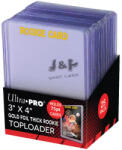 Ultra Pro toploader 75pt kemény tok 3"x4" Super Thick "ROOKIE CARD" színtelen - doboz (25 db)