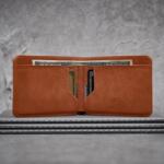 Vaultskin London Manhattan Cognac Slim Pénztárca