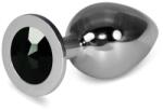 Lovetoy Dop anal Diamant negru Classic Metal 10x4cm
