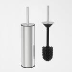 HORECA Set perie WC si suport din otel inoxidabil, 36 cm Cos de gunoi