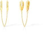 SAVICKI Cercei Savicki: argint placat cu aur, zirconiu - savicki - 388,00 RON