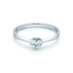 SAVICKI Inel de logodnă SAVICKI: aur alb, diamant - savicki - 3 939,00 RON