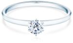 SAVICKI Inel de logodnă SAVICKI: aur alb, diamant - savicki - 5 880,00 RON