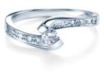 SAVICKI Inel de logodnă SAVICKI: aur alb, diamante - savicki - 8 153,00 RON