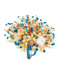 Eventissimi® Buchet personalizabil din flori naturale uscate (Somon Albastru) (BF-158(20))