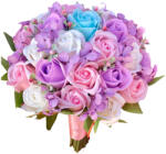 Eventissimi® Buchet mare personalizabil cu trandafiri, plante decorative si hortensii (Multicolor) (BF-083)