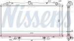 NISSENS 62953A Radiator, racire motor