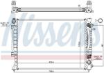 NISSENS 60423A Radiator, racire motor