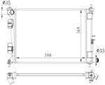 NRF 59263 Radiator, racire motor