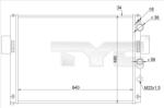 TYC 715-0003-R Radiator, racire motor