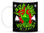 printfashion Kurva boldog karácsonyt grinch - Bögre - Fekete (16871638)