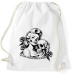 printfashion A true woman's love is eternal - Sportzsák, Tornazsák - Fehér (16868340)