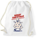 printfashion Merry christmas - Sportzsák, Tornazsák - Fehér (16869804)