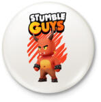 printfashion Stumble guys Red Demon - Kitűző, hűtőmágnes - Fehér (16867073)