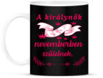 printfashion Szülinap királynők szalag pink - Bögre - Fekete (16866216)