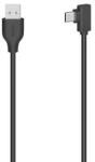 Hama USB-C Cable, USB-C Plug - USB-A Plug, 90°, USB 2.0, 480 Mbit/s, 0.75m (HM200646)