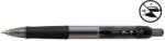 PENAC Pix cu gel PENAC FX-7, rubber grip, 0.7mm, corp transparent negru - scriere neagra (P-BA2001-06) - officeclass