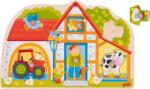 Goki Puzzle cu mâner Goki - My Farmhouse (57349) Puzzle