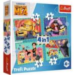 Trefl Gru - Crazy Minions 4 az 1-ben puzzle 35,48,54,70 db-os (34648)