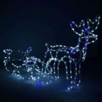 SPRINGOS LED rénszarvas szánnal 150 cm (CL1225)