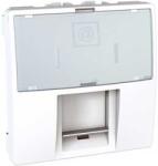 Schneider Electric Priza de date S-ONE RJ45 Unica, Cat. 6, U/UTP, 2M, Alb (MGU3.415.18)