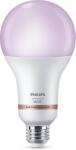 Philips Bec LED RGB inteligent Philips Smart, Wi-Fi, E27, 18.5W (150W), 2452 lm, lumina alba si colorata (2200-6500K), control vocal, clasa energetica F, 8719514437319 (871951443731900)