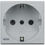 Legrand Priza Schuko Standard German Axolute P30, 2P+N, 16A , 2M, Gri (HC4140)