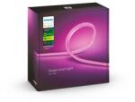 Philips Banda LED RGBW pentru exterior Philips Hue, 37.5W, ZigBee Light Link , lumina alba si colorata, intensitate reglabila, IP67, silicon, 5m, 8718699709853 (871869970985300)