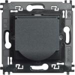 Legrand Priza Schuko cu capac Standard German Living Light, 2P+N, 16A, 2M, Antracit (L4141MAP)