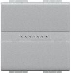 Legrand Intrerupator cap scara, axial, 10A, 2M, Aluminiu (NT4053M2AN)