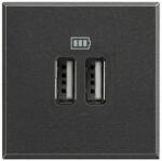 Legrand Priza dubla USB Axolute, 2M, antracit (HS4285C2)