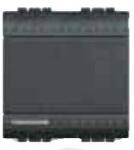 Legrand Intrerupator simplu Living Light 1P 16A 2M Antracit (L4001M2N)