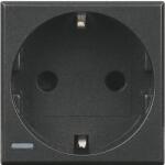 Legrand Priza schuko cu led Axolute 2M, antracit (HS4141)