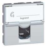 Legrand Priza de date RJ45 CAT6A STP, Mosaic, 2M, aluminiu (079476)