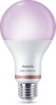 Philips Bec LED RGB inteligent Philips Smart A67, Wi-Fi, Bluetooth, E27, 13W (100W), 1521 lm, lumina alba si colorata (2200-6500K), clasa energetica E, 8719514372542 (871951437254200)