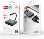 XO 4in1 Type-C to HDMI/VGA/USB3.0/adatkábel (XOP-HUB001-TYPEC-SV)