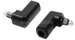 LogiLink Audioadapter (90 ), Toslink/M Toslink/F, fekete (LOGILINK_CA1017) (LOGILINK_CA1017)