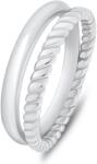 Brilio Silver Inel original dublu din argint RI064W 52 mm
