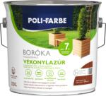 Poli-Farbe Boróka Oldószeres Fakonzerváló Vékonylazúr 2, 5l Fb05 Rusztikus Tölgy