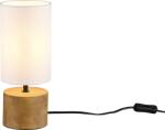 TRIO Woody Asztali Lámpa E14 40w Ip20 Kapcsolóval 30x12cm Fa-fehér